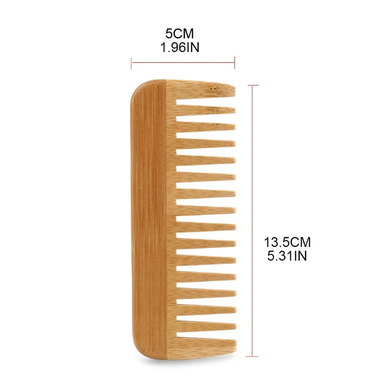 Natural Bamboo Wide Toothed Co - огляд і ціна Bamboo Toothbrush