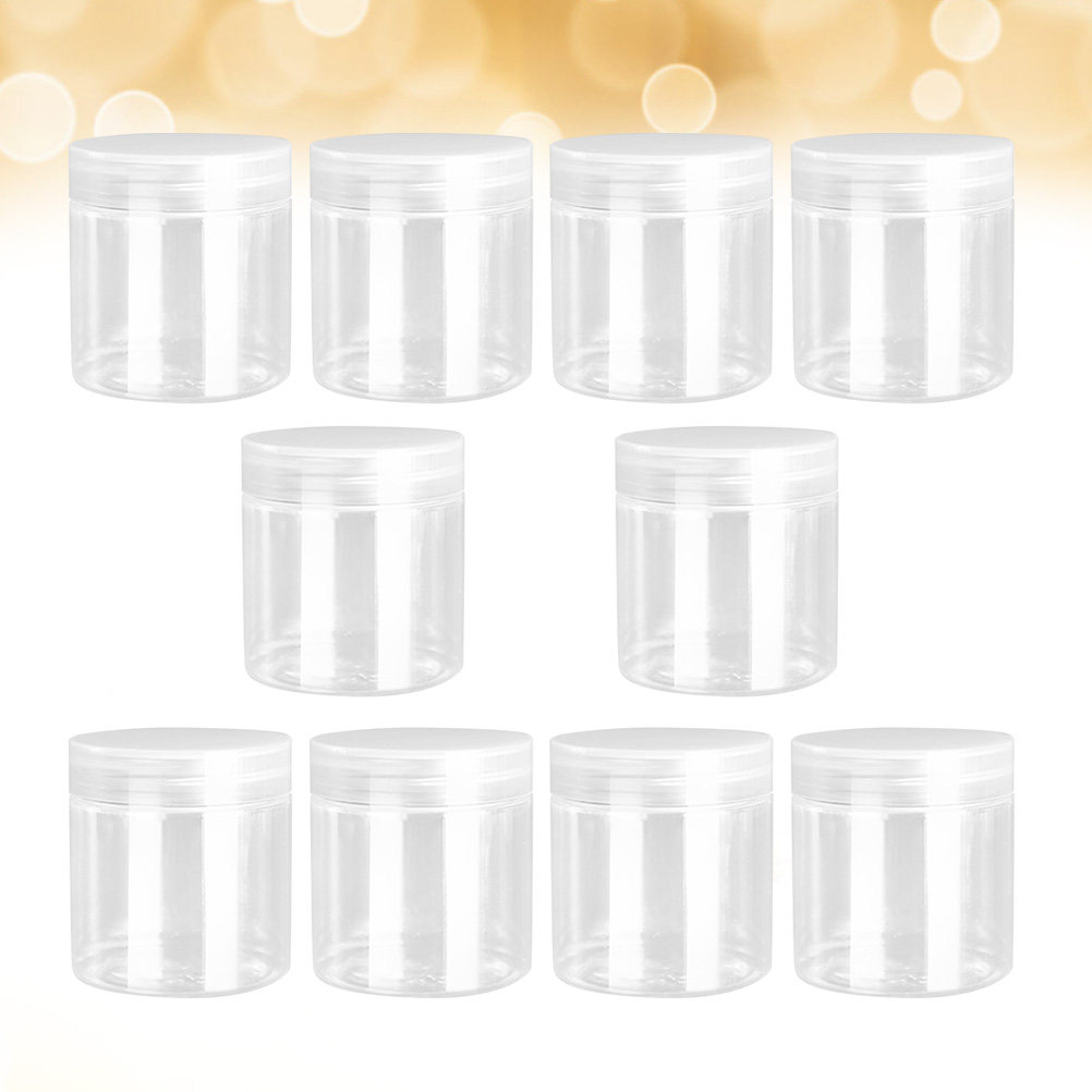 10Pcs 100Ml Transparent Round  - огляд і ціна Reusable Bottle