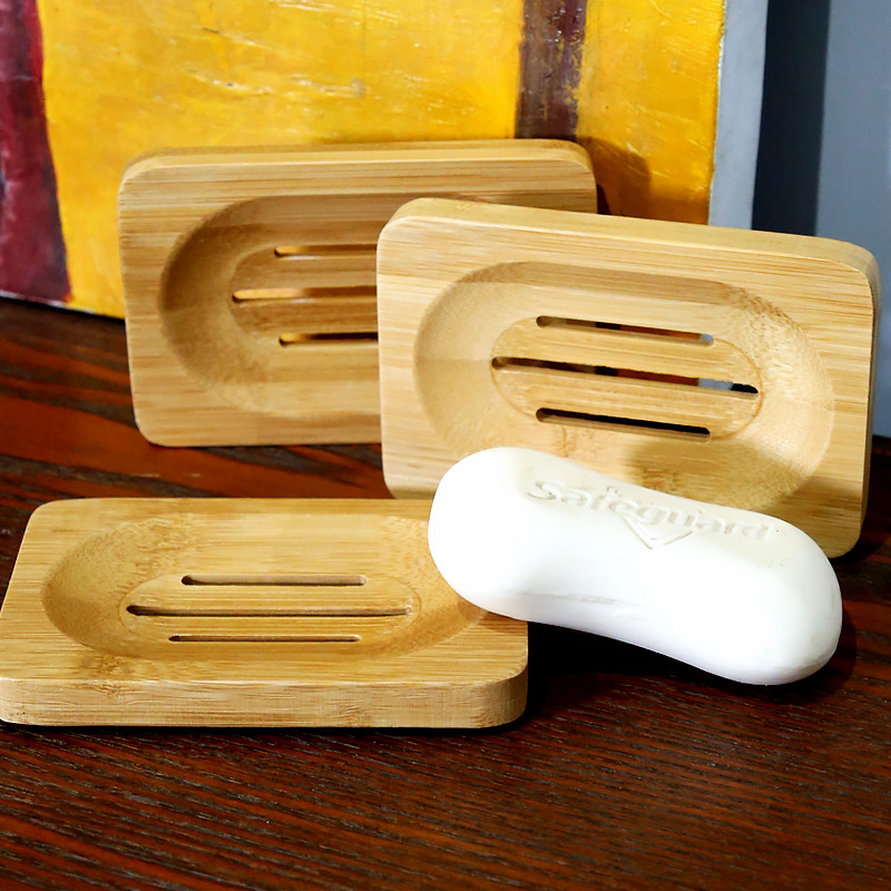 1 Pc Bamboo Wooden Soap Dish,  - огляд і ціна Bamboo Cutlery