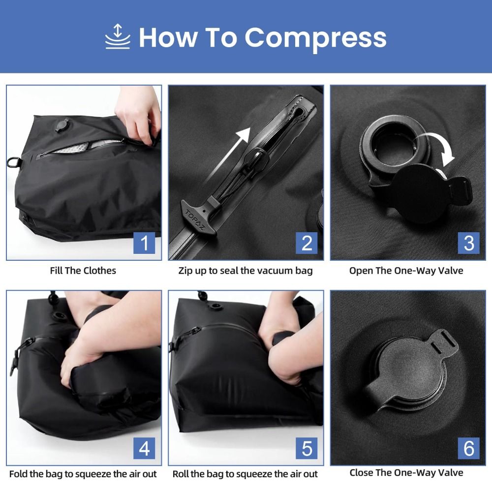 Reusable Vacuum Bags for Trave - огляд і ціна Reusable Bag
