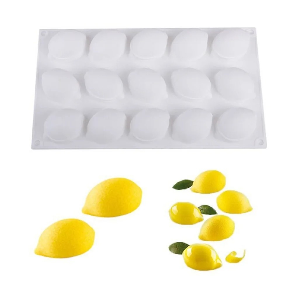 15 Cavity Lemon Food Silicone  - огляд і ціна Eco Soap