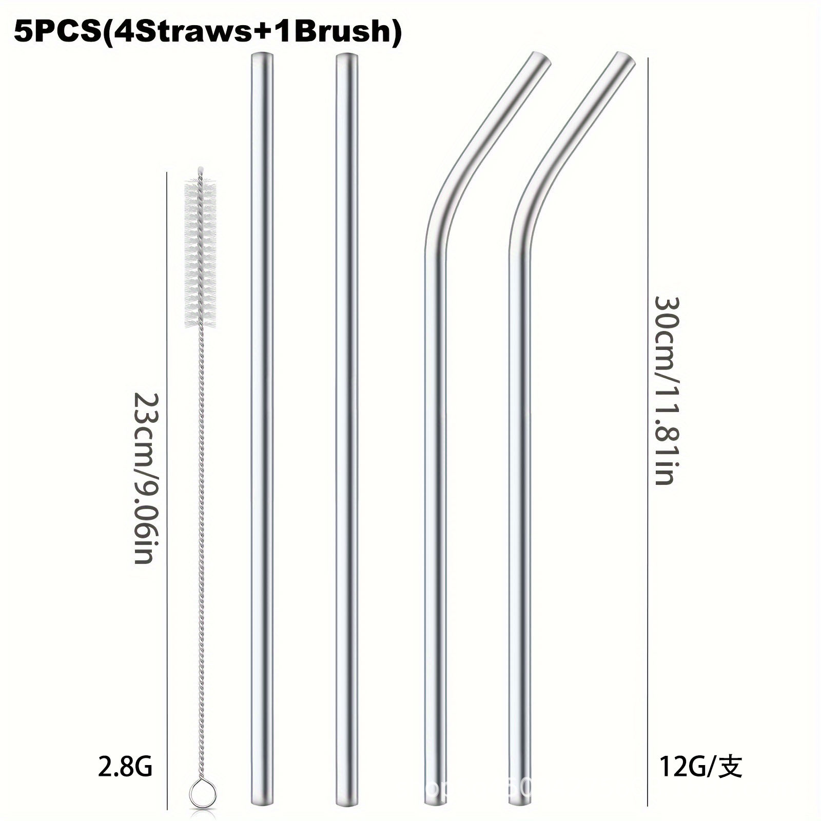 30cm Straws Reusable Stainless - огляд і ціна Reusable Straw