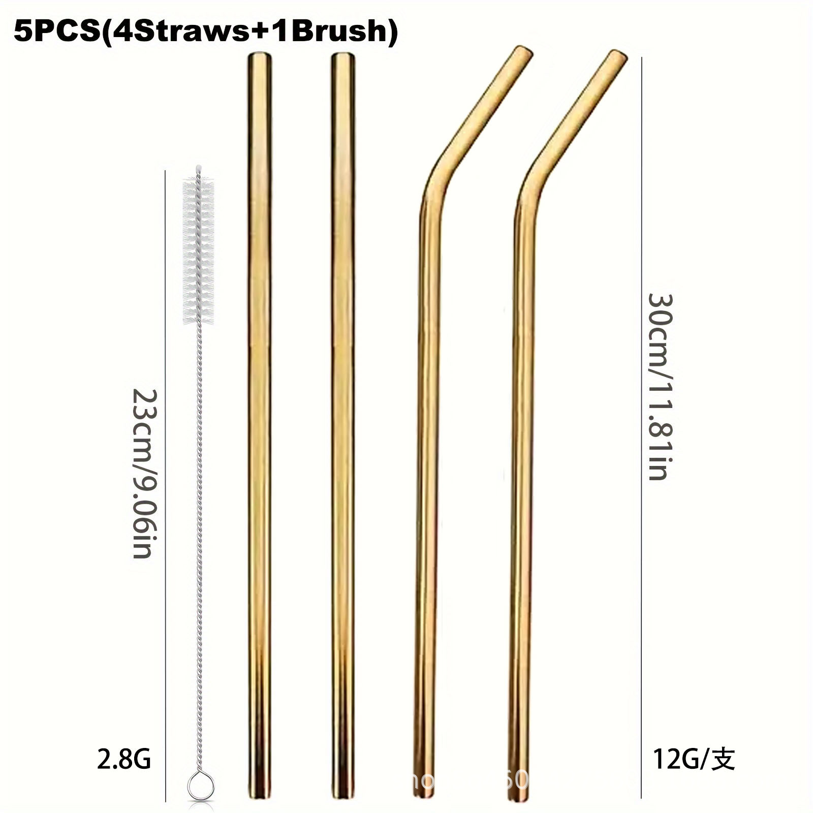 30cm Straws Reusable Stainless - огляд і ціна Reusable Straw