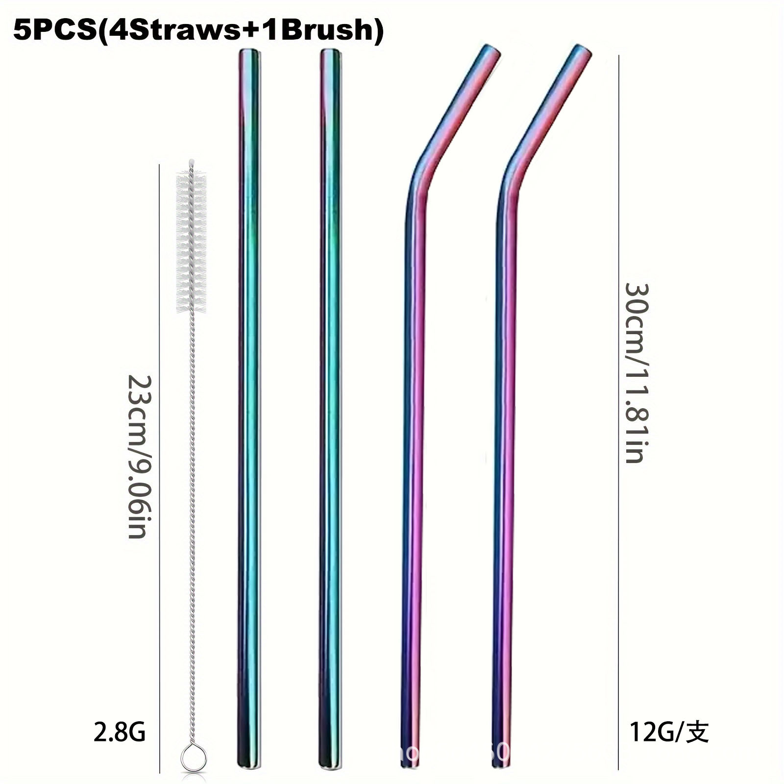 30cm Straws Reusable Stainless - огляд і ціна Reusable Straw