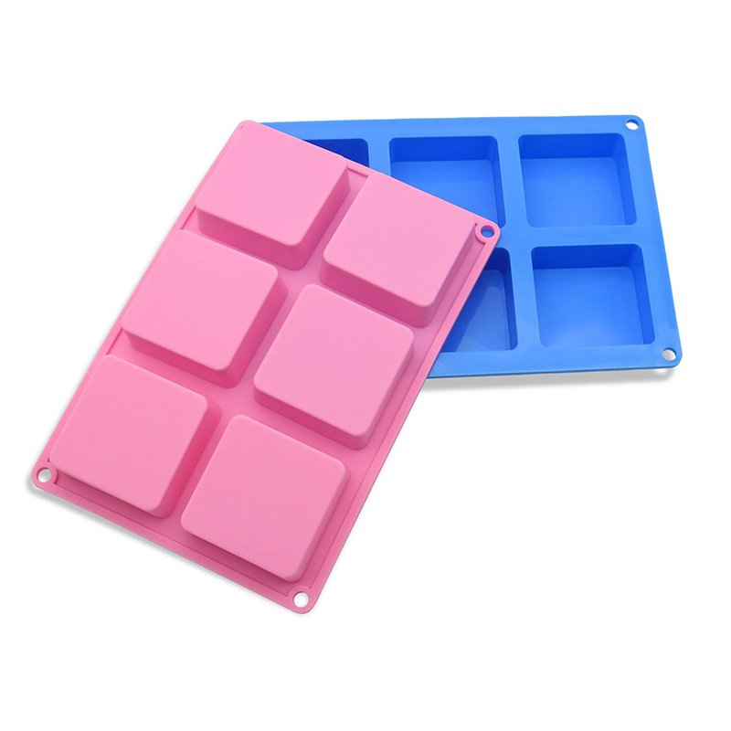 Square Soap Molds 6-Cavity Non - огляд і ціна Eco Soap
