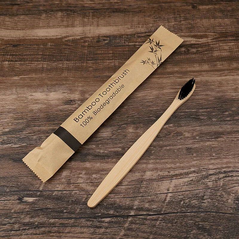 Random Color 5/10pcs Bamboo To - огляд і ціна Bamboo Toothbrush