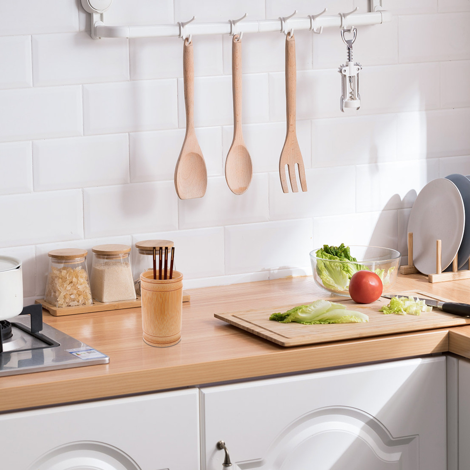 Bamboo Chopsticks Holder Kitch - огляд і ціна Bamboo Cutlery