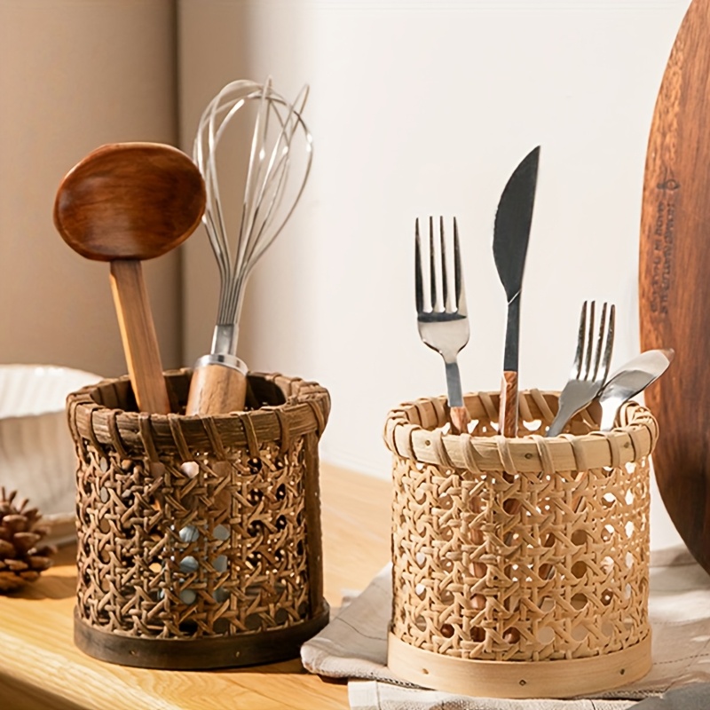 1pc Cutlery Stand - Multifunct - огляд і ціна Bamboo Cutlery
