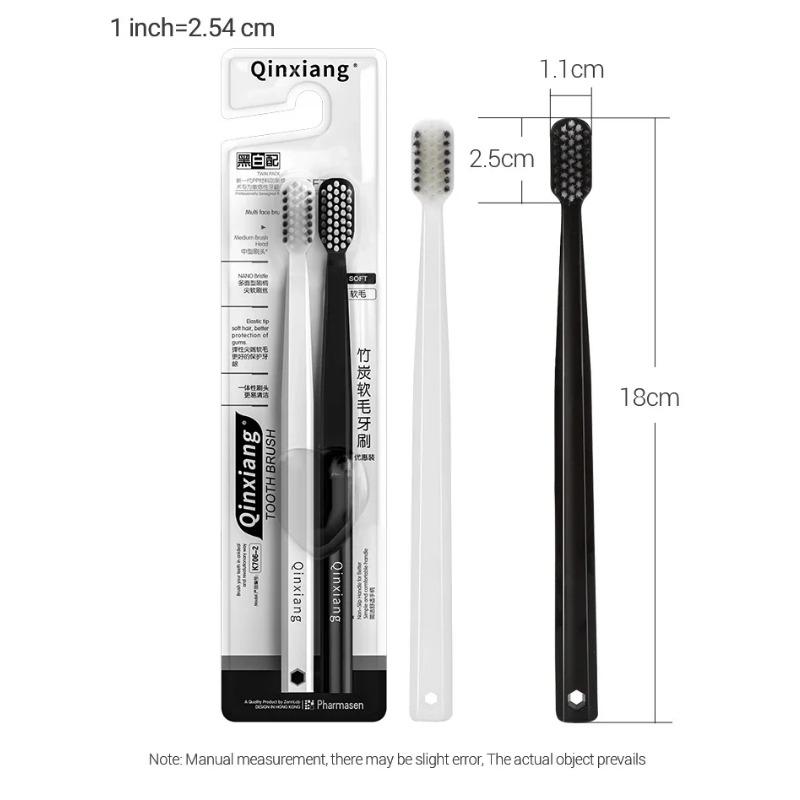 2-10PC Eco-Friendly Bamboo Cha - огляд і ціна Bamboo Toothbrush