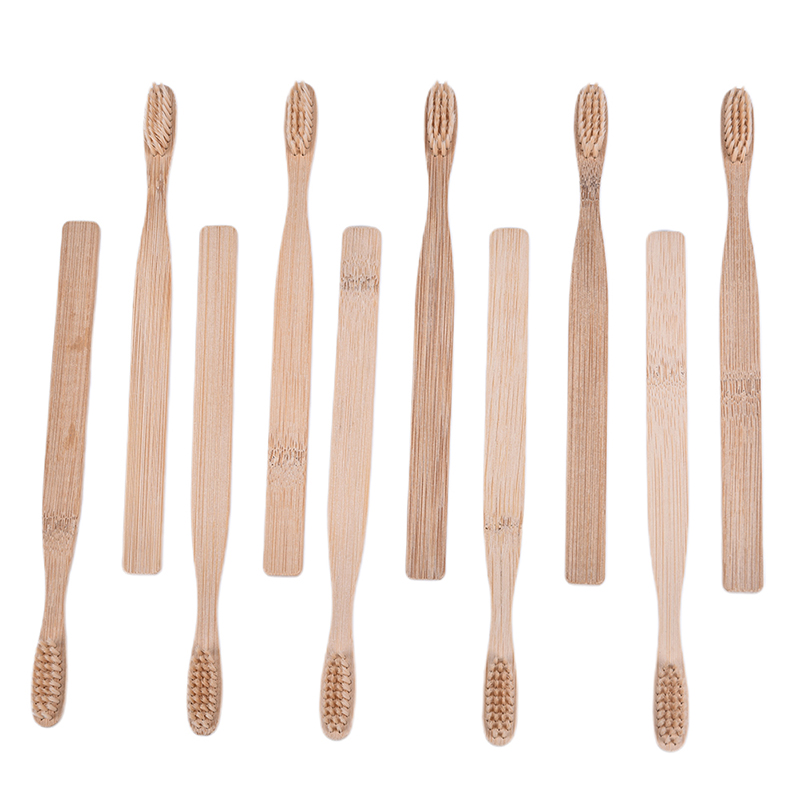 10pcs/oral Natural Bamboo Fibr - огляд і ціна Bamboo Toothbrush
