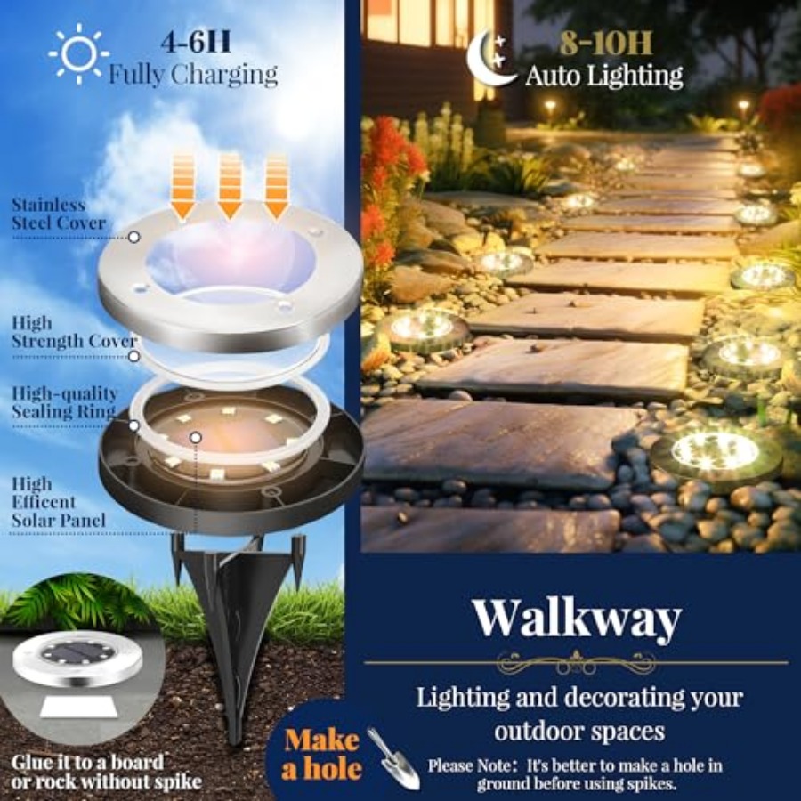 Solar Ground Lights Solar Ligh - огляд і ціна Solar Garden Light