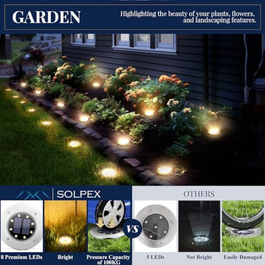 Solar Ground Lights Solar Ligh - огляд і ціна Solar Garden Light